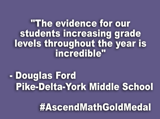 "The evidence for our students increasing grade levels throughout the year is incredible"