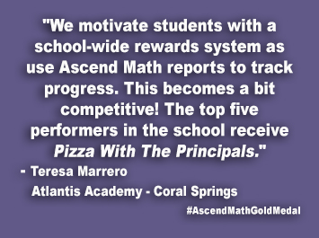 Atlantis Academy - Coral Springs Ascend Math Gold Medal