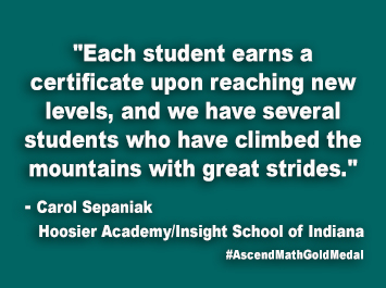 Hoosier Academy-Insight School of Indiana Ascend Math Gold Medal