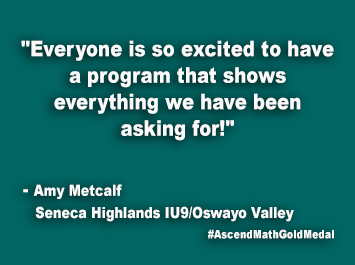 Seneca Highlands IU9-Oswayo Valley Ascend Math Gold Medal